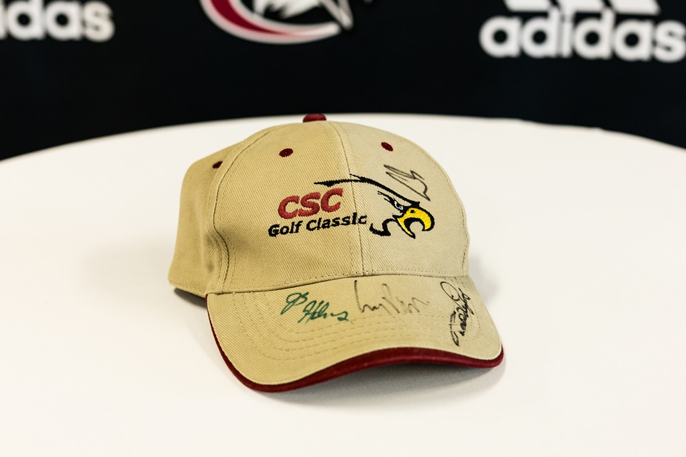 Antique CSC Golf Classic Hat signed by Erin Els, Corey Pavin, JB Holmes