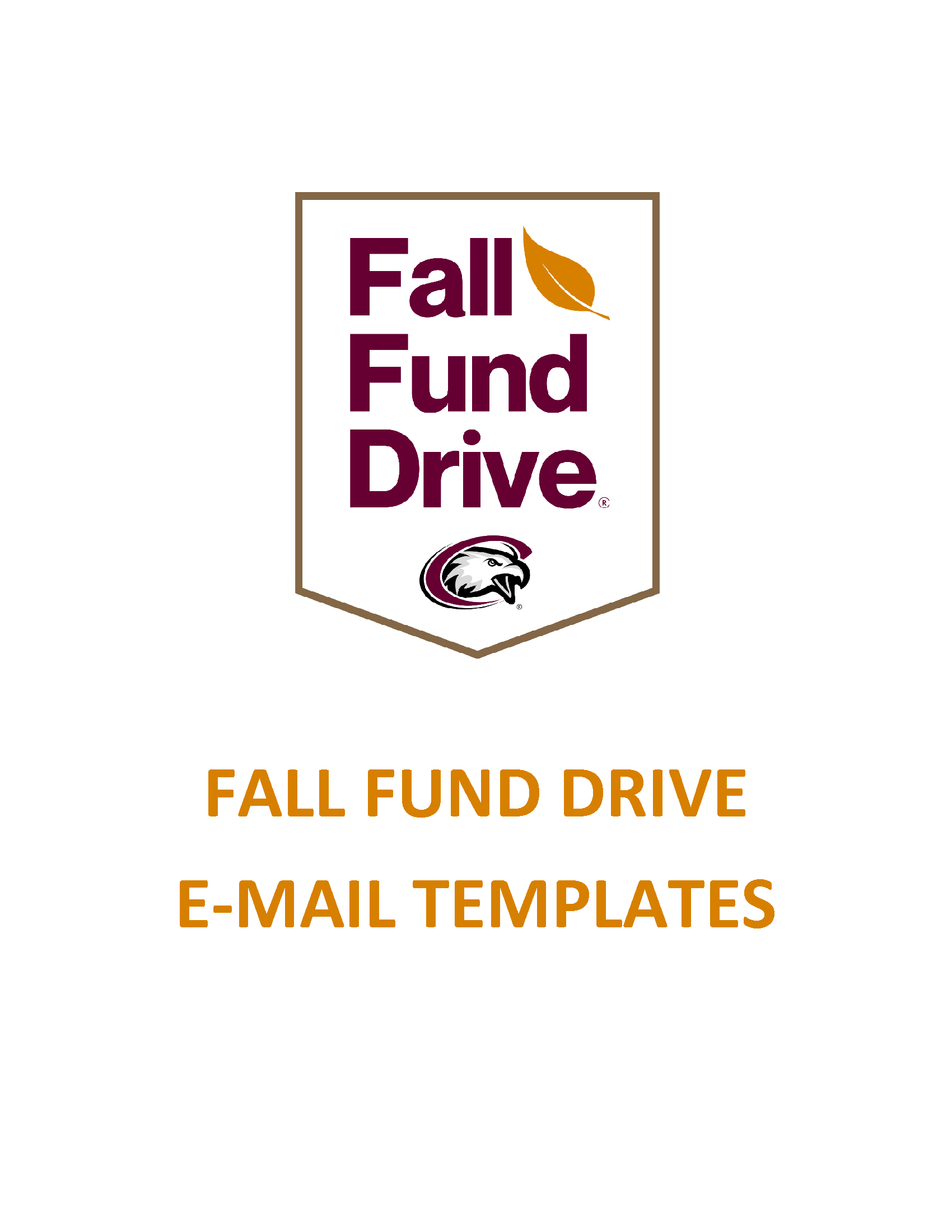 Link to download Fall Fund Drive E-Mail Templates