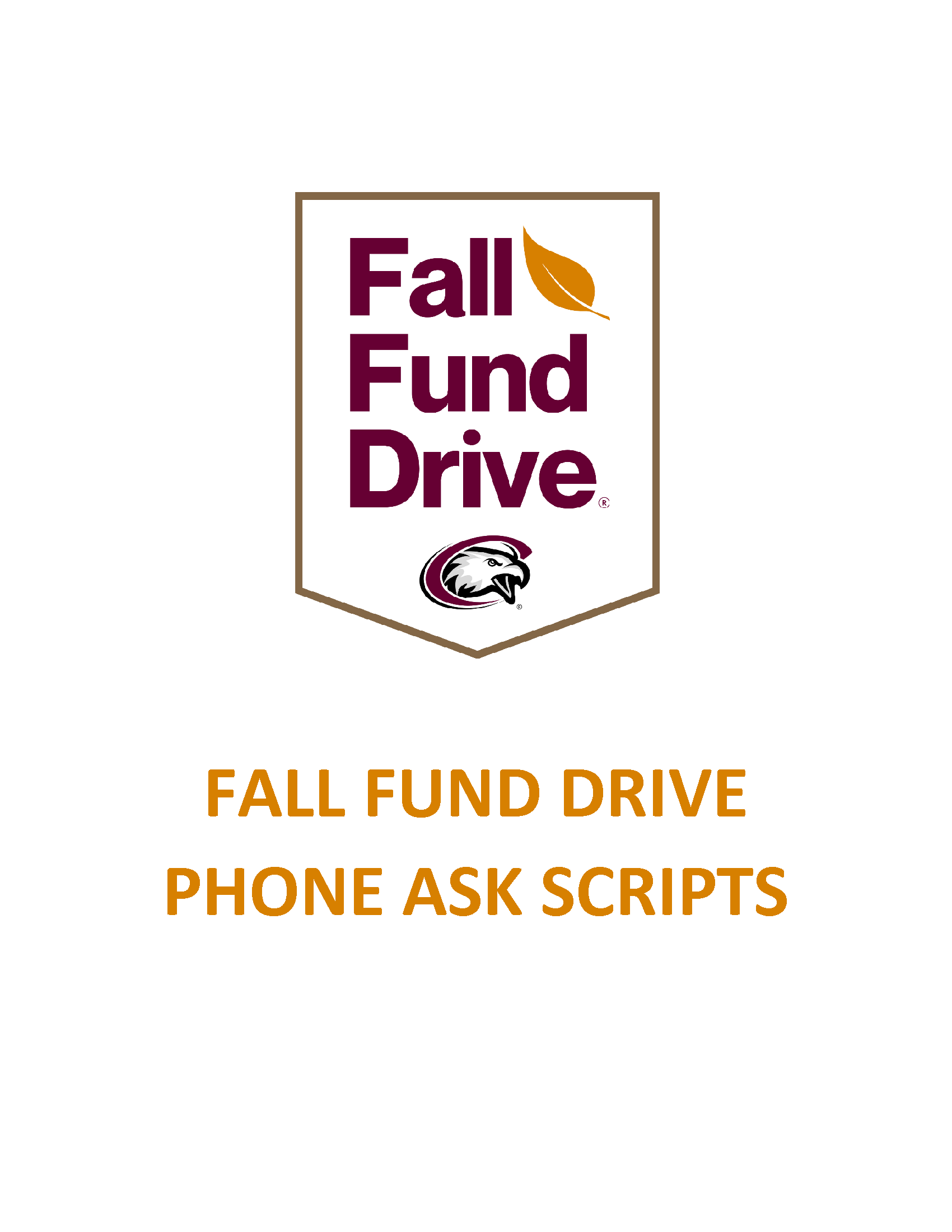Link to download Fall Fund Drive Phone Script document