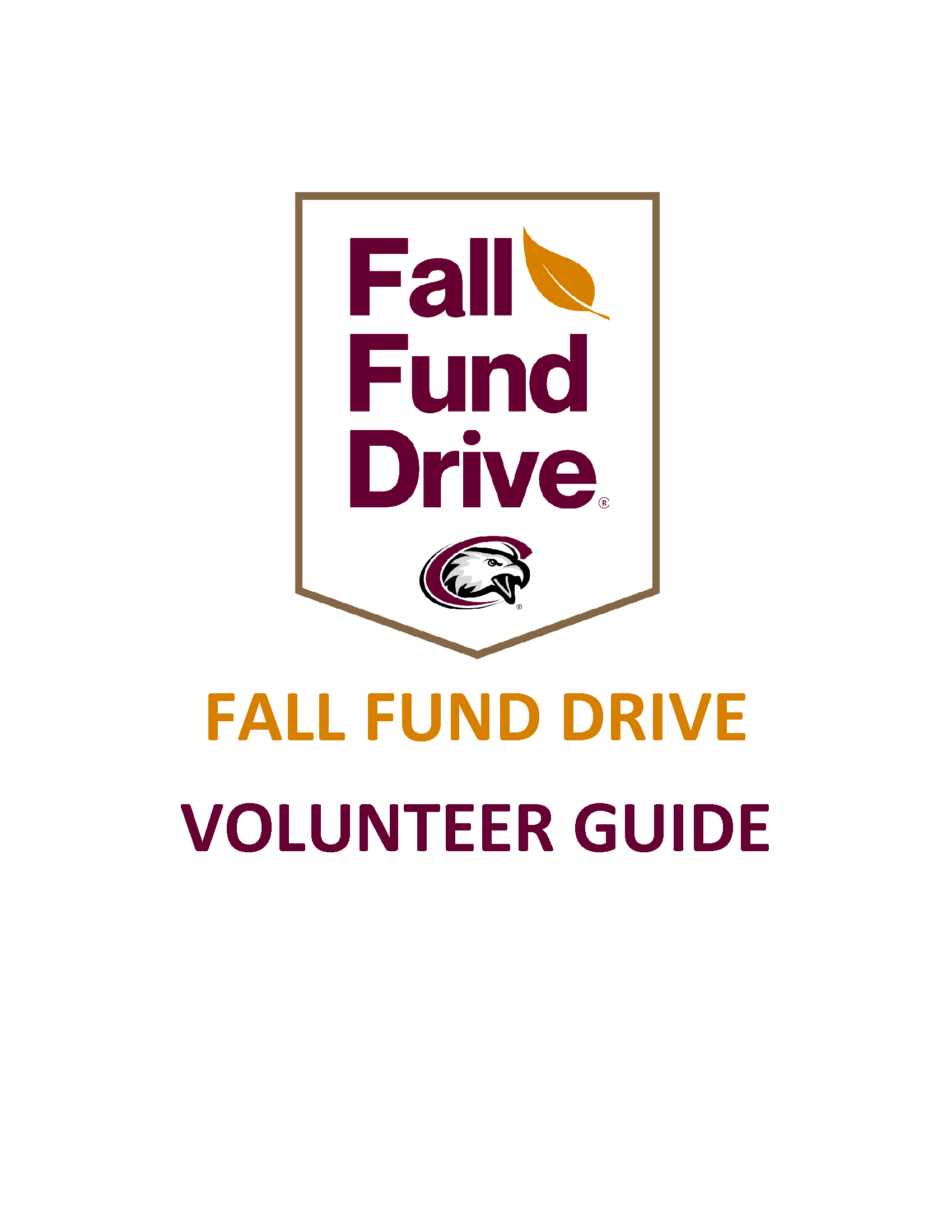 Link to download Fall Fund Drive Volunteer Guide document