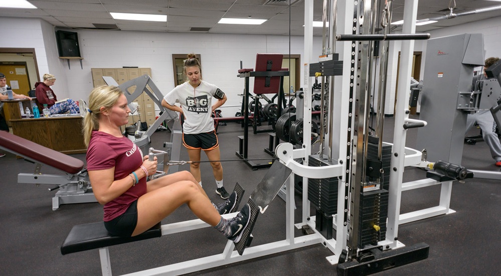 College Students Strength Training