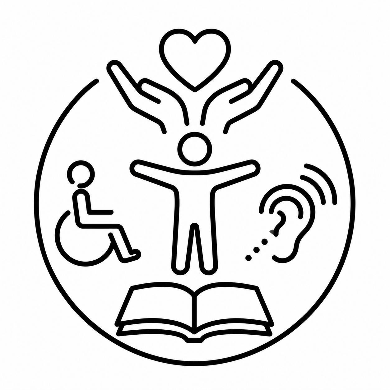 Disability Services icon representing accessibility, academic accommodations, inclusive learning, and support for student success.