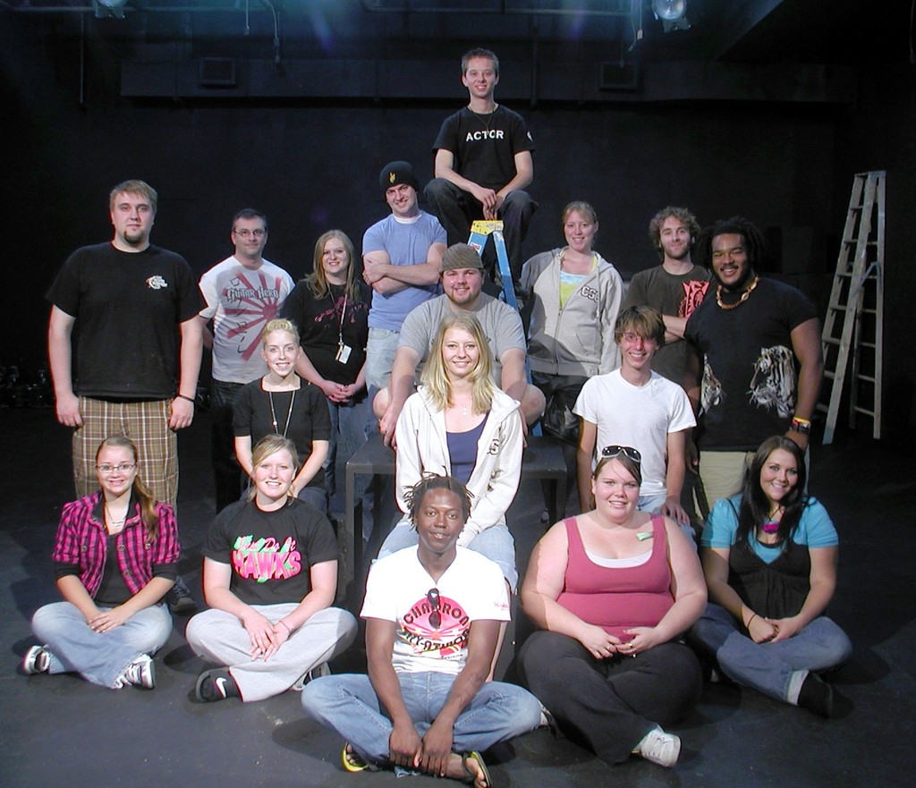 The cast of Chadron State College's production of 