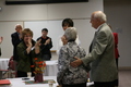 Dr. Jackson and Peggy Hammitt receive applause