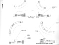 Drawing plan of the plaza