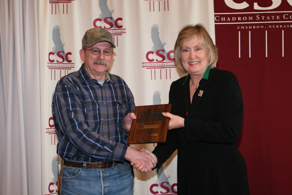 Years of Service Honorees, 25 years -- Patti Blundell, Silas Kern and Kathy Mason.