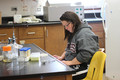 Jamie Ransdell records data