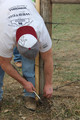 Jordan Debus finishes a gate