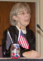 Dr. Sally Weyer speaking to audience