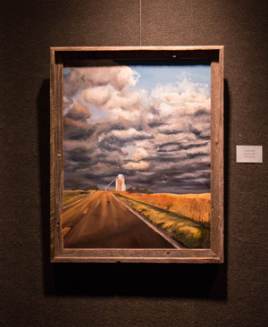 Oil painting by Krystal Garr