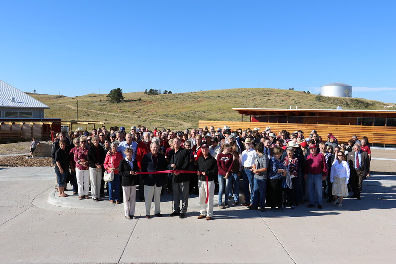 Chadron State College, Chadron State Foundation and Nebraska State College System officials, alumni, donors and supporters celebrated the dedication of the Rangeland Complex