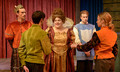 Students during the production
