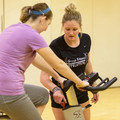 Dakota Gellner works with Kallie Bush
