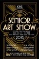 Senior Art Show poster