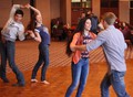 Students swing dance