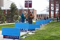 Kylee Munson and Katie Miles participate in human genome scavenger hunt