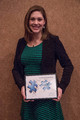 Samantha Merrill poses for a photo at the Rising Sophomore Award Ceremony