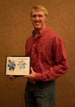 William Krause poses for a photo at the Rising Sophomore Award Ceremony