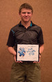 Phillip Lewis poses for a photo at the Rising Sophomore Award Ceremony