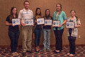 Club Member of the Year Award recipients pose for a photo