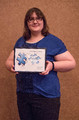 Bryony Trump poses for a photo at the Rising Sophomore Award Ceremony