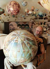 Termespheres painted by six-point-perspective artist Dick Termes of Spearfish, South Dakota