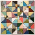 A wood quilt