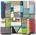 A piece of salvaged wood pieces