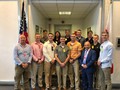Cadets pose for picture after U.S. Embassy tour