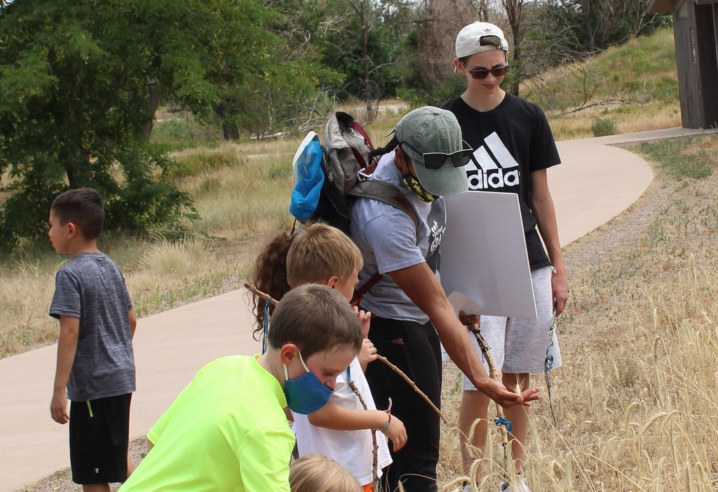 Monique Fair leads a nature discovery class in Denver.