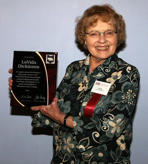 LaVida Dickinson, the adviser for