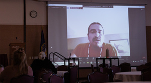 Edison Red Nest III speaks during CSC Social Work virtual conference.