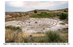 Chadron State College labyrinth by Jan Sellers