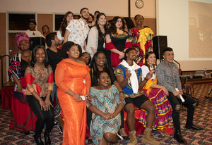 CSC students at Food Tasting Party