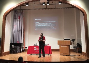 Dr. Kimberley Cox speaks at British Literature Conference