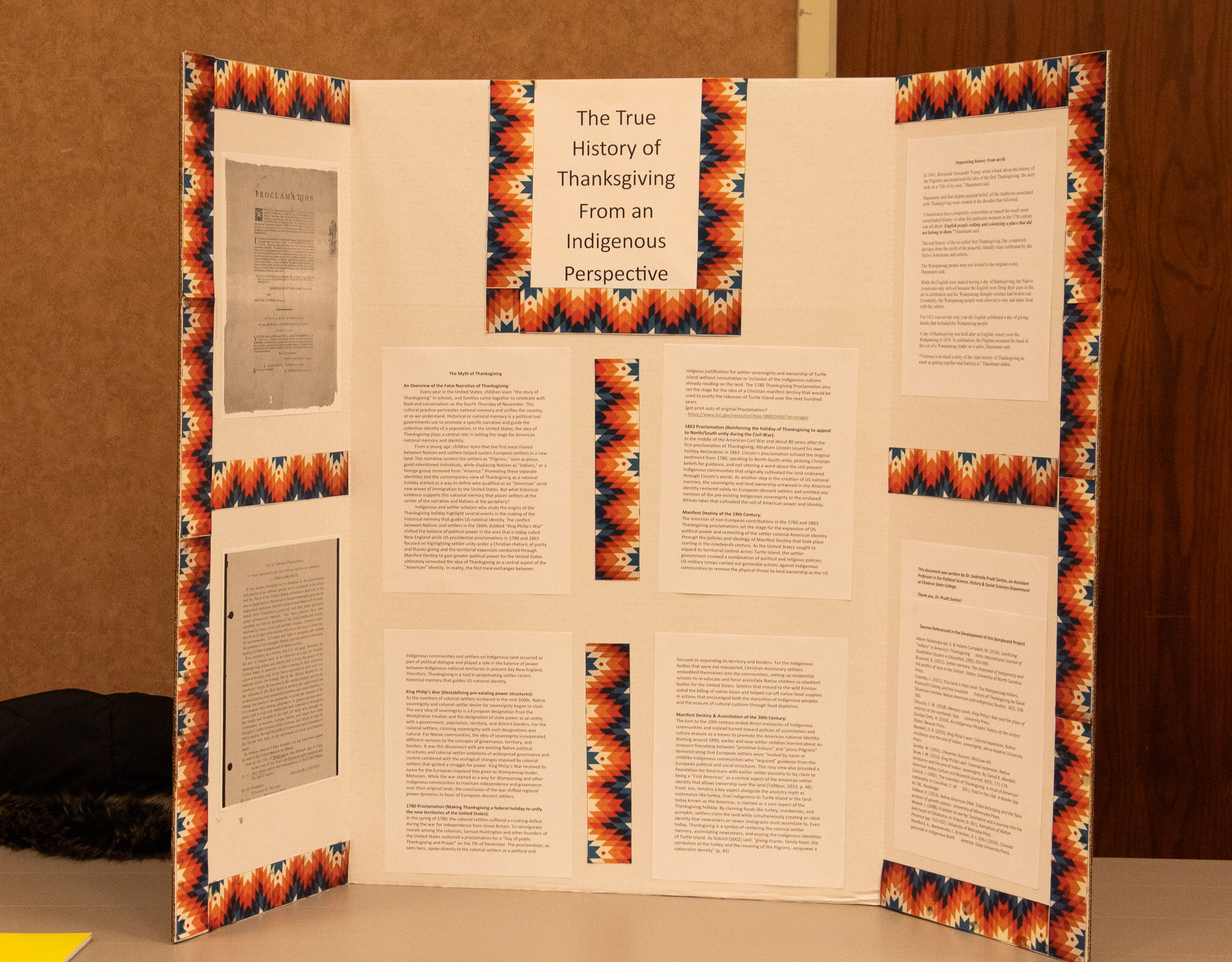 A display board