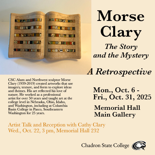 Poster promoting an art show