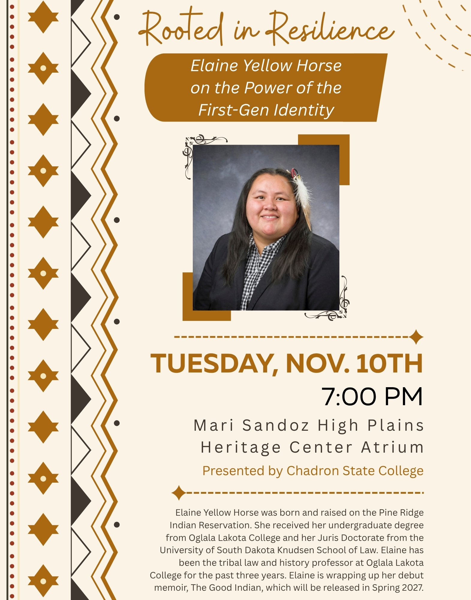 First Generation Week flyer