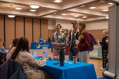Students Attend a Career Fair